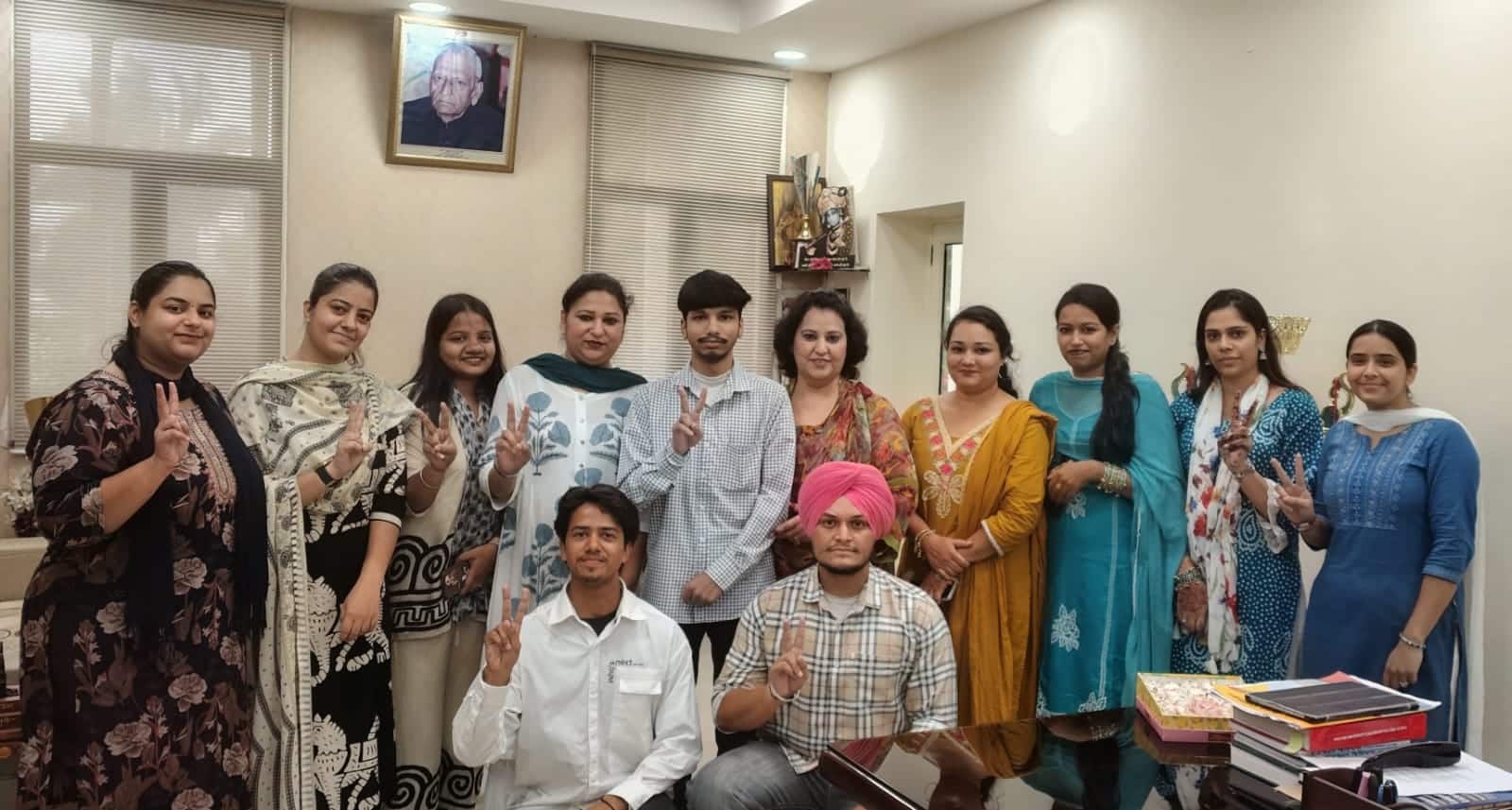 BCA-4th semester students of Arya College performed excellently in University examination.